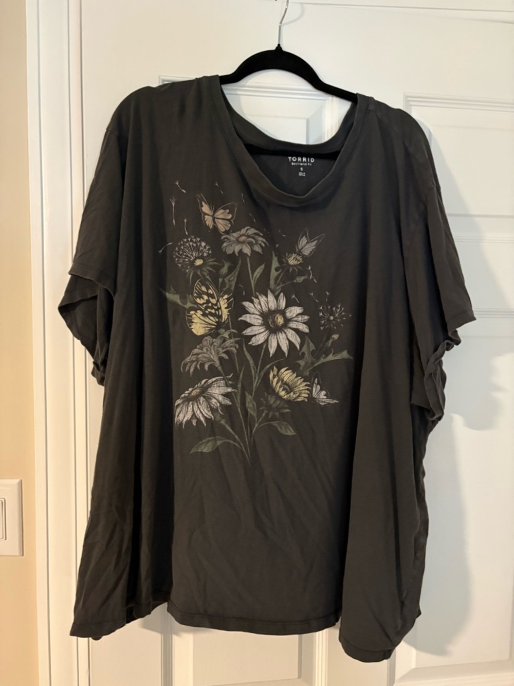 torrid Charcoal Boyfriend Graphic Tee